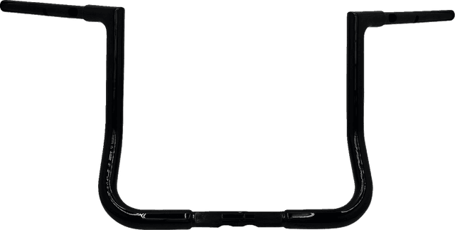 FAT BAGGERS INC. 0601-6338 1-1/4" EZ Install Flat Top Handlebar - 14" - Black