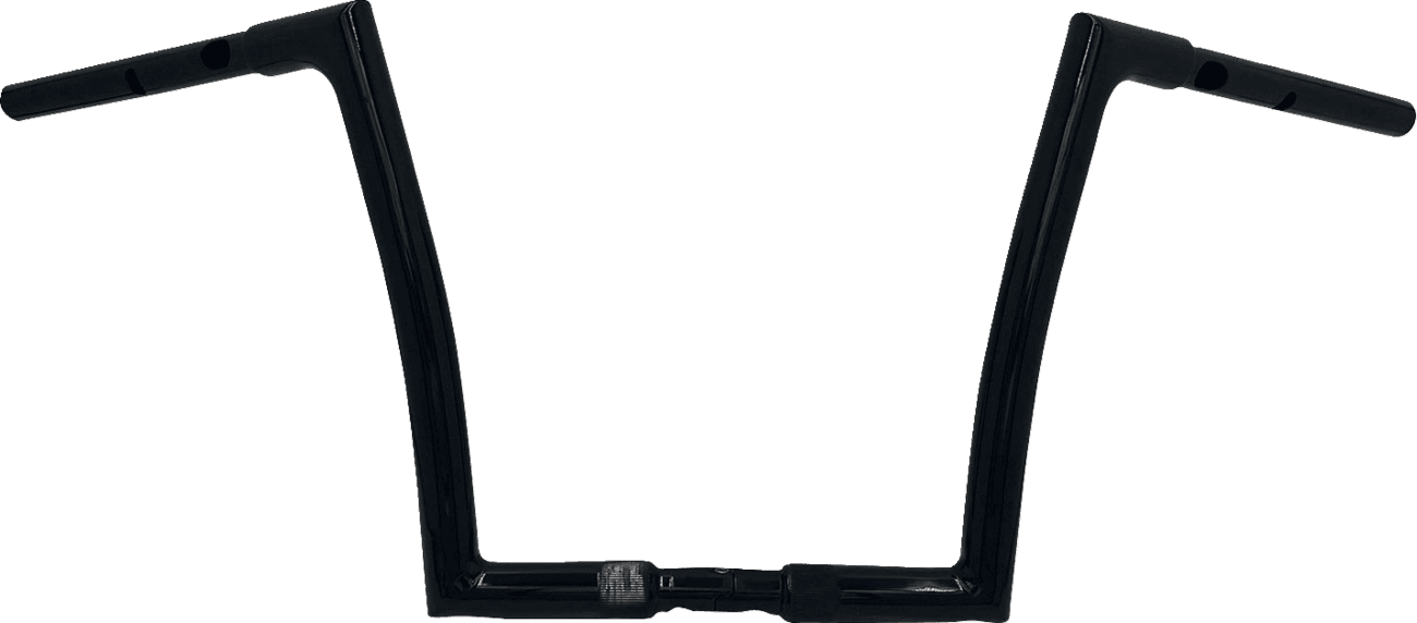 FAT BAGGERS INC. 0601-6342 1-1/4" EZ Install Flat Top Handlebar - 12" - Black