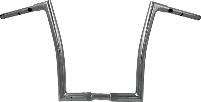 FAT BAGGERS INC. 0601-6343 1-1/4" EZ Install Flat Top Handlebar - 14" - Chrome