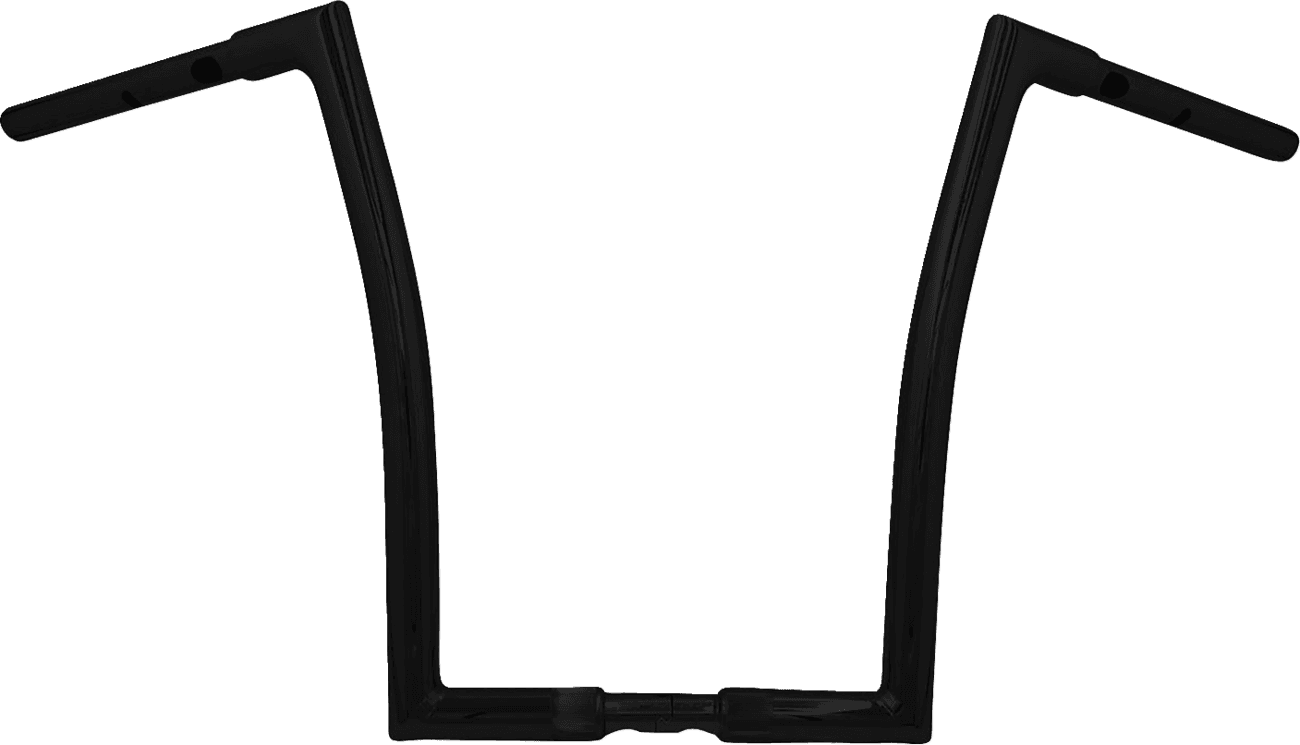 FAT BAGGERS INC. 0601-6346 1-1/4" EZ Install Flat Top Handlebar - 16" - Black