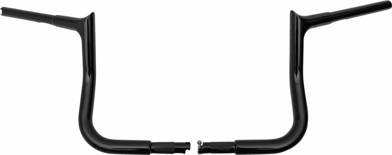 FAT BAGGERS INC. 0601-6348 1-1/4" EZ Install Pointed Top Handlebar - 10" - Black