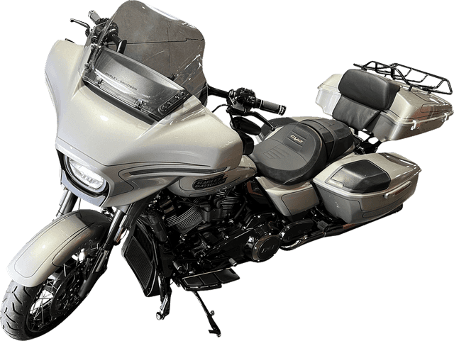 FAT BAGGERS INC. 0601-6353 1-1/4" EZ Install Pointed Top Handlebar - 12" - Black — image 6 of 6
