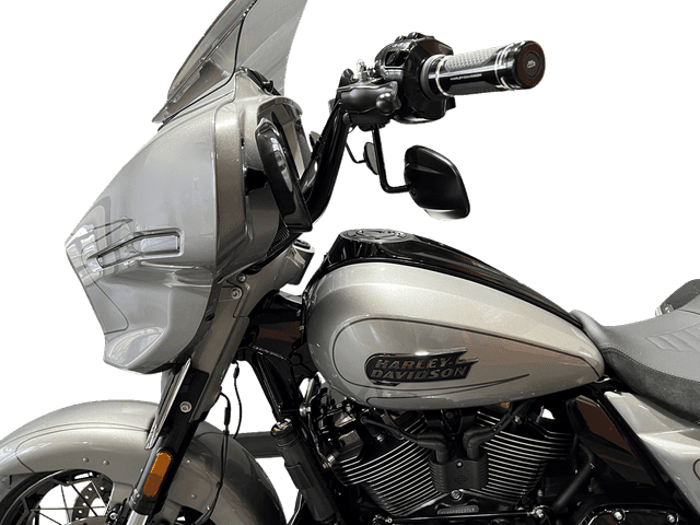 FAT BAGGERS INC. 0601-6353 1-1/4" EZ Install Pointed Top Handlebar - 12" - Black — image 2 of 6