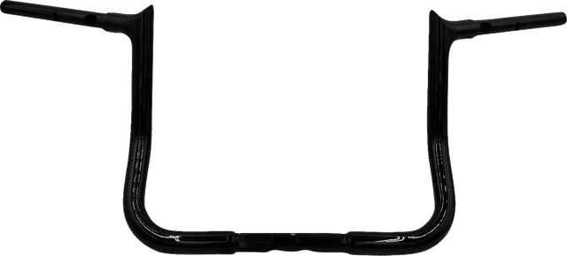 FAT BAGGERS INC. 0601-6353 1-1/4" EZ Install Pointed Top Handlebar - 12" - Black — image 1 of 6