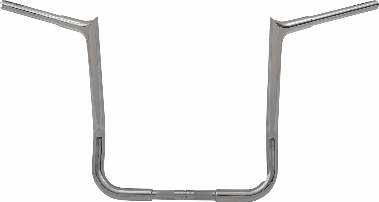 FAT BAGGERS INC. 0601-6356 1-1/4" EZ Install Pointed Top Handlebar - 16" - Chrome