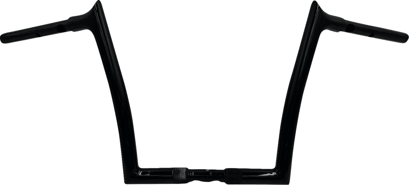 FAT BAGGERS INC. 0601-6359 1-1/4" EZ Install Pointed Top Handlebar - 12" - Black