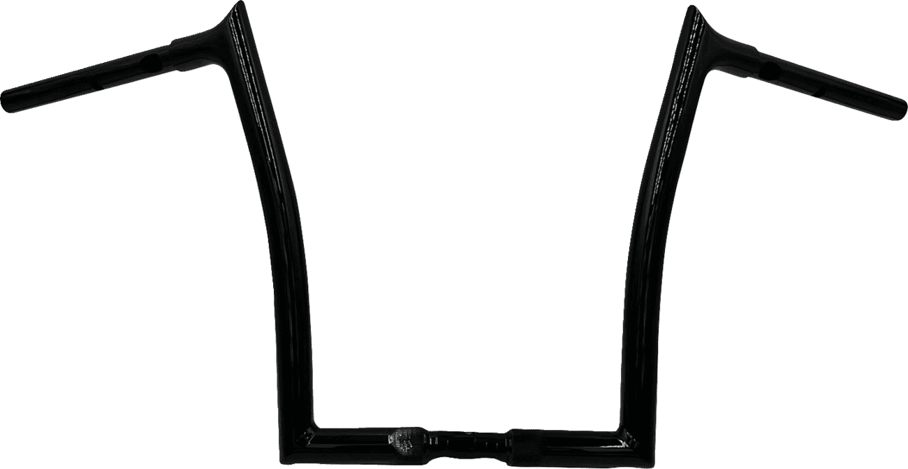 FAT BAGGERS INC. 0601-6361 1-1/4" EZ Install Pointed Top Handlebar - 14" - Black
