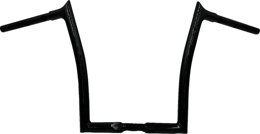 FAT BAGGERS INC. 0601-6361 1-1/4" EZ Install Pointed Top Handlebar - 14" - Black