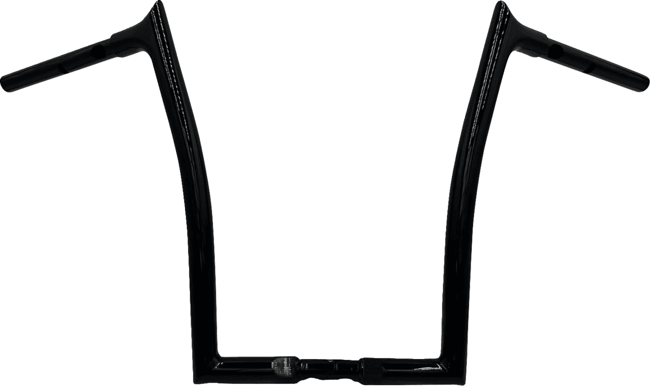 FAT BAGGERS INC. 0601-6363 1-1/4" EZ Install Pointed Top Handlebar - 16" - Black
