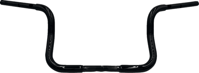 FAT BAGGERS INC. 0601-6365 1-1/4" EZ Install Round Top Handlebar - 10" - Black