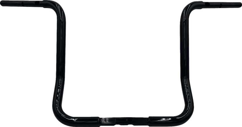 FAT BAGGERS INC. 0601-6371 1-1/4" EZ Install Round Top Handlebar - 16" - Black