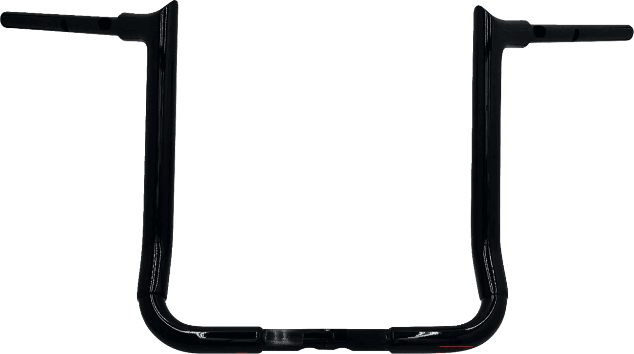FAT BAGGERS INC. 0601-6377 1-1/2" EZ Install Pointed Top Handlebar - 16" - Black