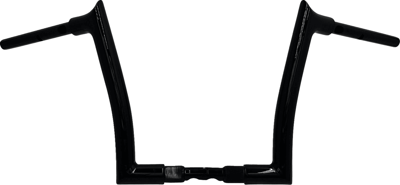 FAT BAGGERS INC. 0601-6379 1-1/2" EZ Install Pointed Top Handlebar - 12" - Black