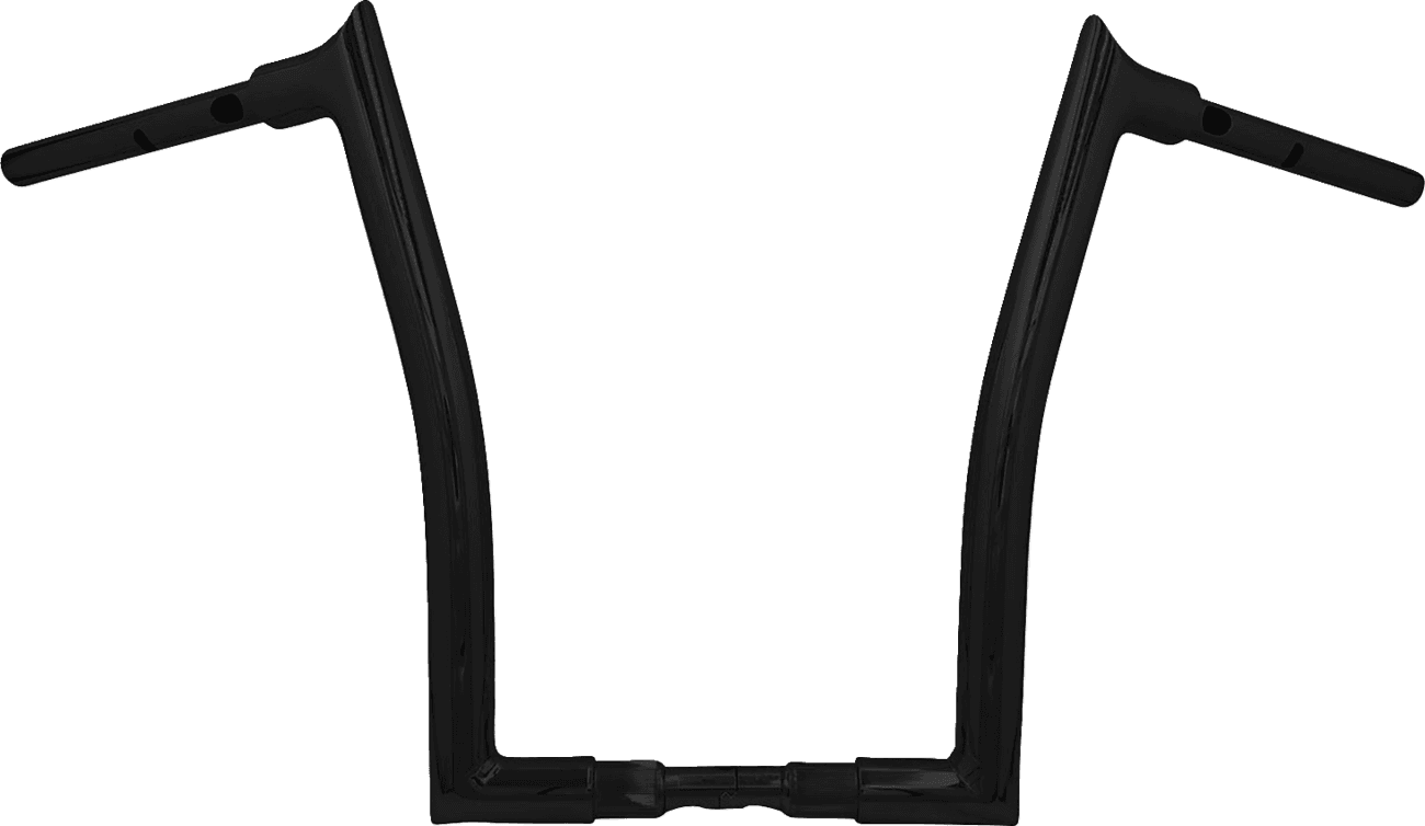 FAT BAGGERS INC. 0601-6383 1-1/2" EZ Install Pointed Top Handlebar - 16" - Black