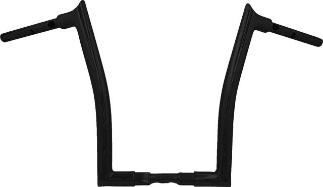 FAT BAGGERS INC. 0601-6383 1-1/2" EZ Install Pointed Top Handlebar - 16" - Black