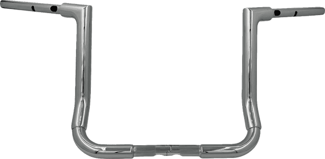 FAT BAGGERS INC. 0601-6386 1-1/2" EZ Install Flat Top Handlebar - 14" - Chrome
