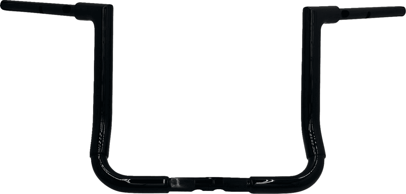 FAT BAGGERS INC. 0601-6387 1-1/2" EZ Install Flat Top Handlebar - 14" - Black