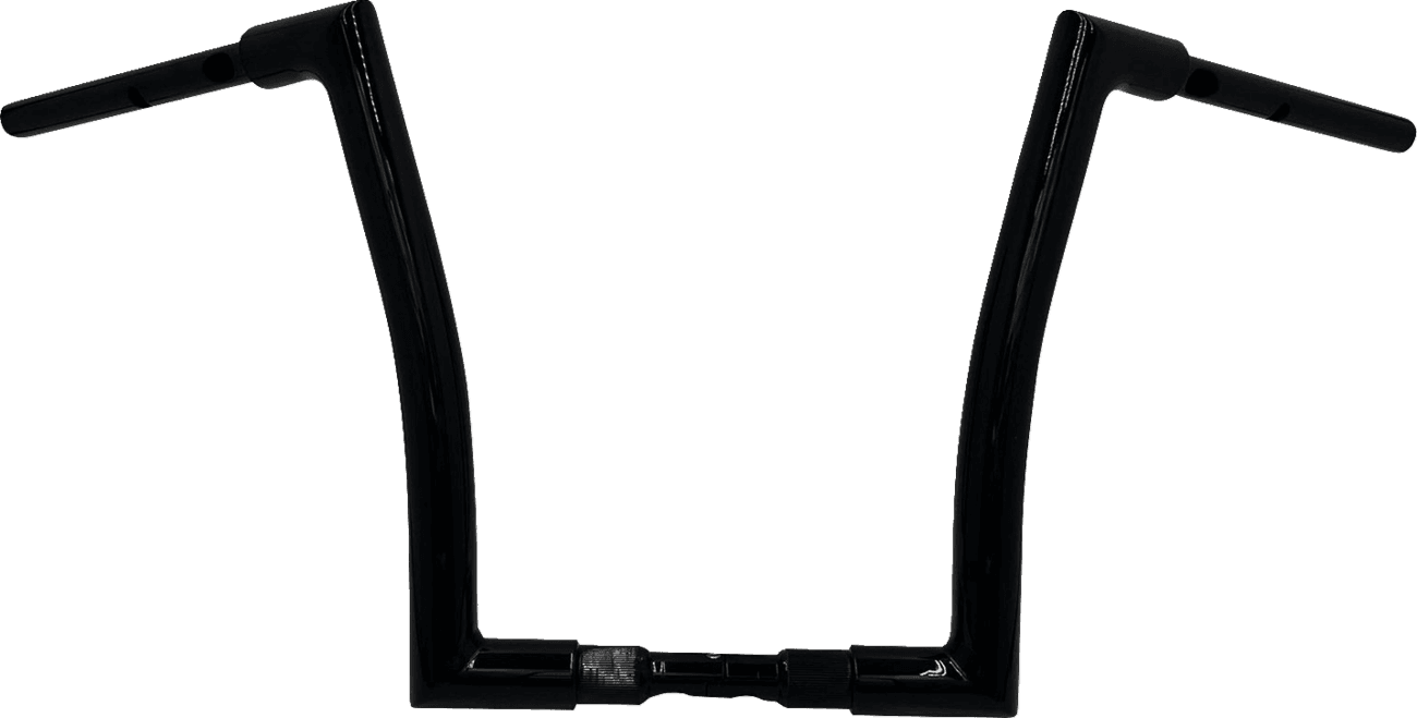 FAT BAGGERS INC. 0601-6393 1-1/2" EZ Install Flat Top Handlebar - 14" - Black
