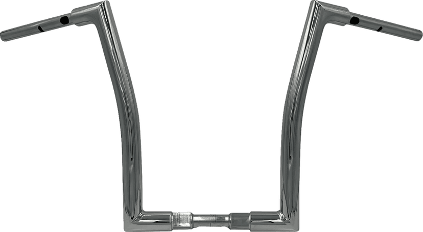 FAT BAGGERS INC. 0601-6394 1-1/2" EZ Install Flat Top Handlebar - 16" - Chrome