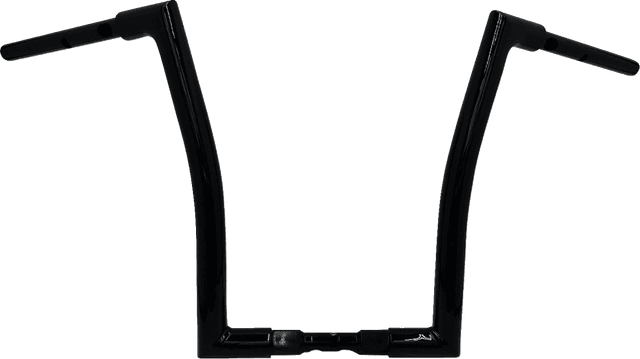 FAT BAGGERS INC. 0601-6395 1-1/2" EZ Install Flat Top Handlebar - 16" - Black