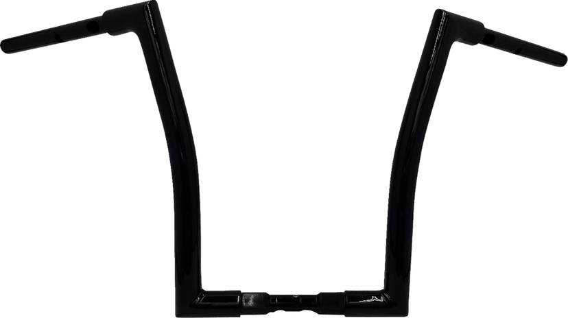 FAT BAGGERS INC. 0601-6395 1-1/2" EZ Install Flat Top Handlebar - 16" - Black