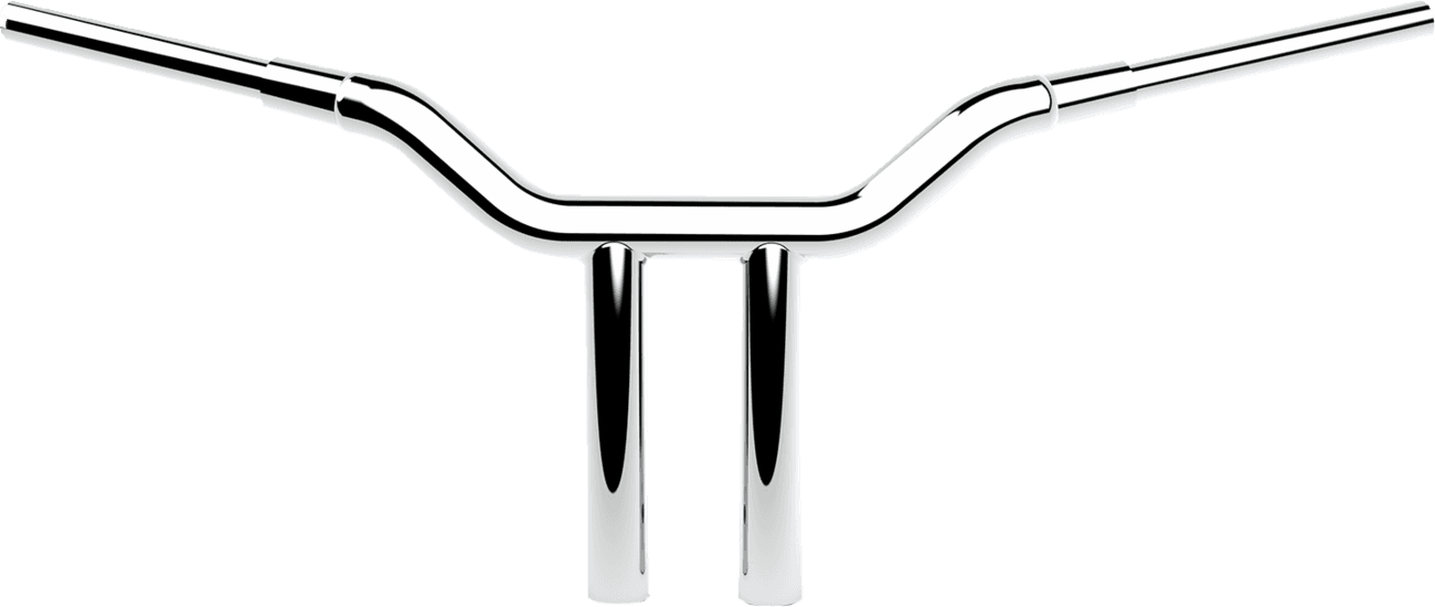 LA CHOPPERS 0601-6417 1-1/2" Kage Fighter T-Bar - 12" - Chrome