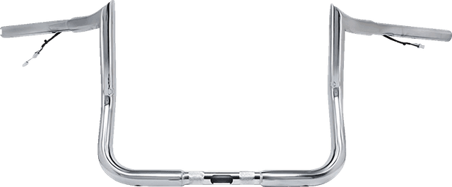 PAUL YAFFE BAGGER NATION 0601-6504 Pre-Wired Handlebar - Monkey Bar - 8" - Chrome — image 1 of 3