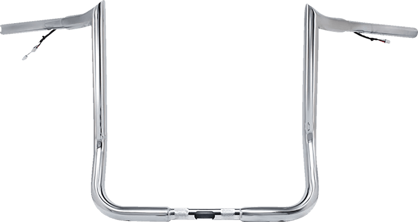 PAUL YAFFE BAGGER NATION 0601-6509 Pre-Wired Handlebar - Monkey Bar - 12" - Chrome — image 1 of 2