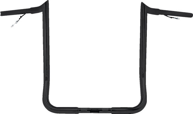 PAUL YAFFE BAGGER NATION 0601-6510 Pre-Wired Handlebar - Monkey Bar - 14" - Black
