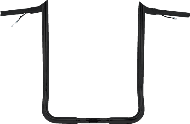 PAUL YAFFE BAGGER NATION 0601-6512 Pre-Wired Handlebar - Monkey Bar - 16" - Black