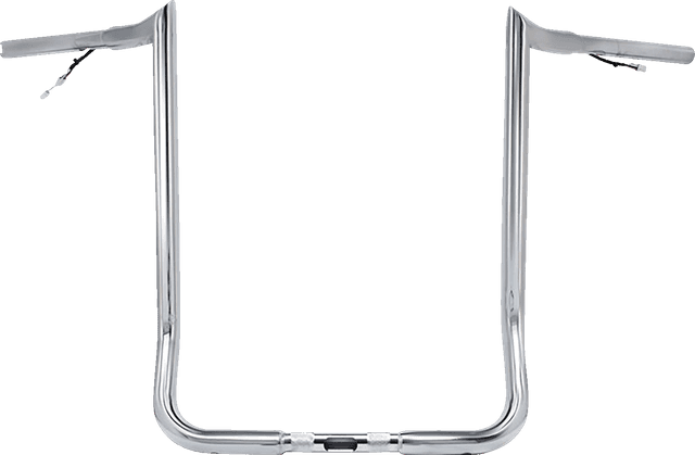 PAUL YAFFE BAGGER NATION 0601-6513 Pre-Wired Handlebar - Monkey Bar - 16" - Chrome — image 1 of 2