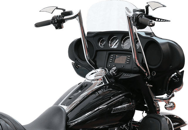 PAUL YAFFE BAGGER NATION 0601-6513 Pre-Wired Handlebar - Monkey Bar - 16" - Chrome — image 2 of 2