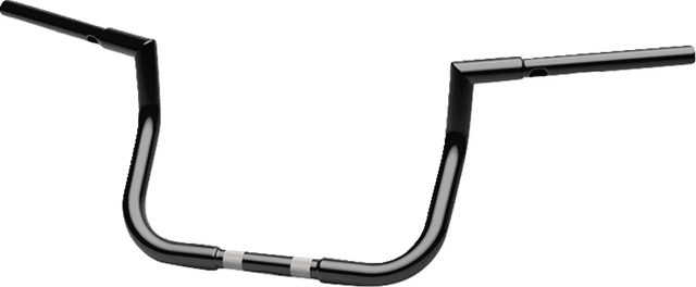 LA CHOPPERS 0601-6575 1-1/4" Twin Peaks Touring Handlebar - 10" - Black — image 2 of 2