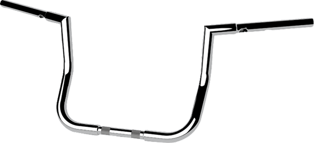 LA CHOPPERS 0601-6576 1-1/4" Twin Peaks Touring Handlebar - 12" - Chrome — image 2 of 2