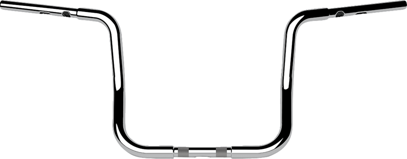 LA CHOPPERS 0601-6593 Handlebar - Twin Round - 1-1/4" x 12" - Chrome
