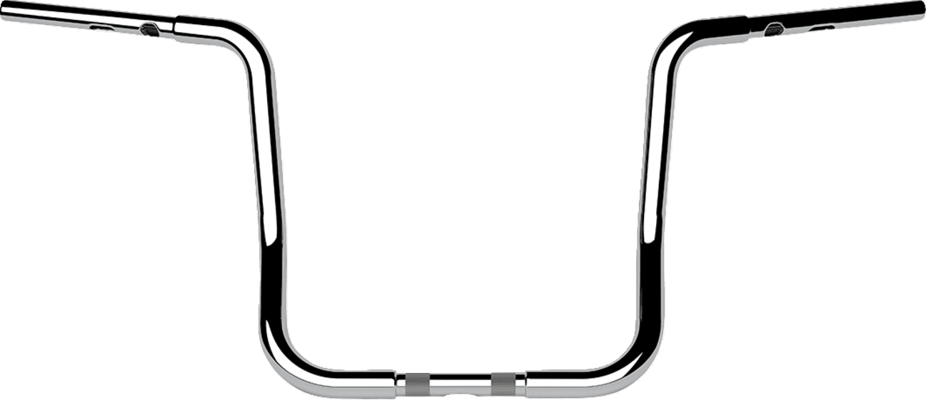 LA CHOPPERS 0601-6595 Handlebar - Twin Round - 1-1/4" x 14" - Chrome