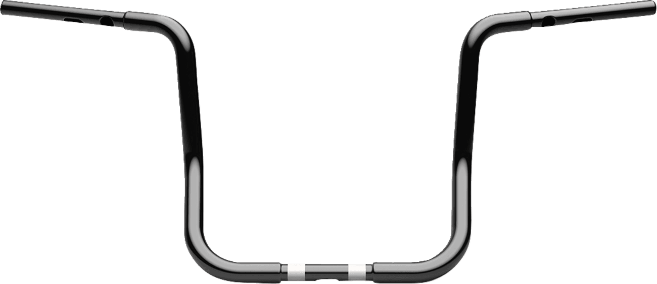 LA CHOPPERS 0601-6596 Handlebar - Twin Round - 1-1/4" x 14" - Black