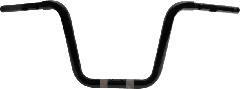 LA CHOPPERS 0601-6610 Handlebar - Twin Round - 1-1/4" x 10" - Black — image 1 of 2