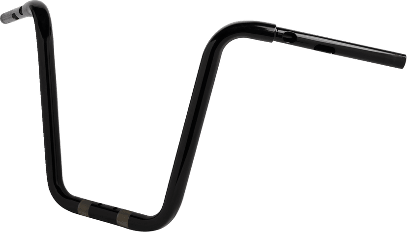 LA CHOPPERS 0601-6614 Handlebar - Twin Round - 1-1/4" x 14" - Black — image 2 of 2