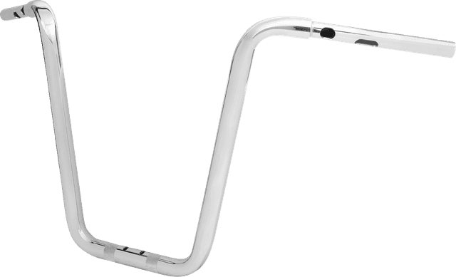 LA CHOPPERS 0601-6615 Handlebar - Twin Round - 1-1/4" x 16" - Chrome — image 2 of 2