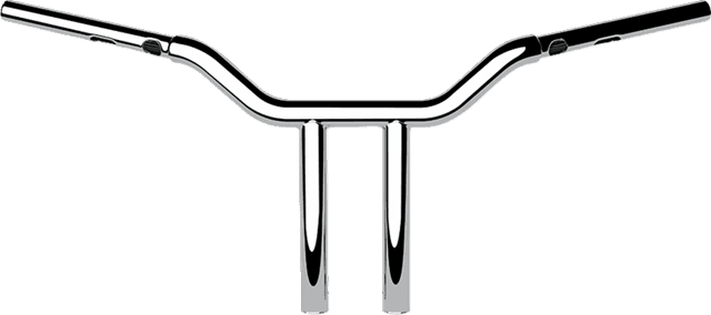LA CHOPPERS 0601-6619 One-Piece Kage Fighter Handlebar - 12" x 1-1/4" - Chrome