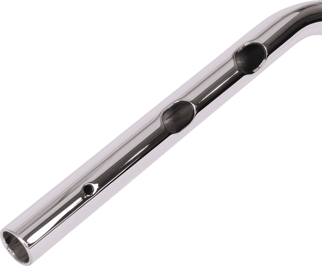 THRASHIN SUPPLY CO. 0601-6655 1" Handlebar - High Bend - Chrome — image 3 of 4