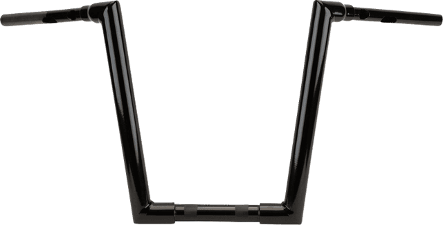 LA CHOPPERS 0601-6695 1-1/2" Grande Twin Peaks Touring Handlebar - 12" - Black