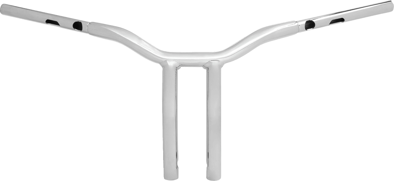 LA CHOPPERS 0601-6707 One-Piece Kage Fighter Handlebar - Pullback - 12" x 1-1/4" - Chrome
