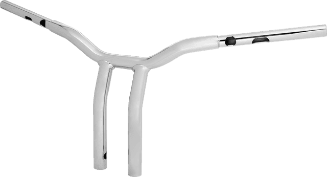 LA CHOPPERS 0601-6707 One-Piece Kage Fighter Handlebar - Pullback - 12" x 1-1/4" - Chrome — image 2 of 2