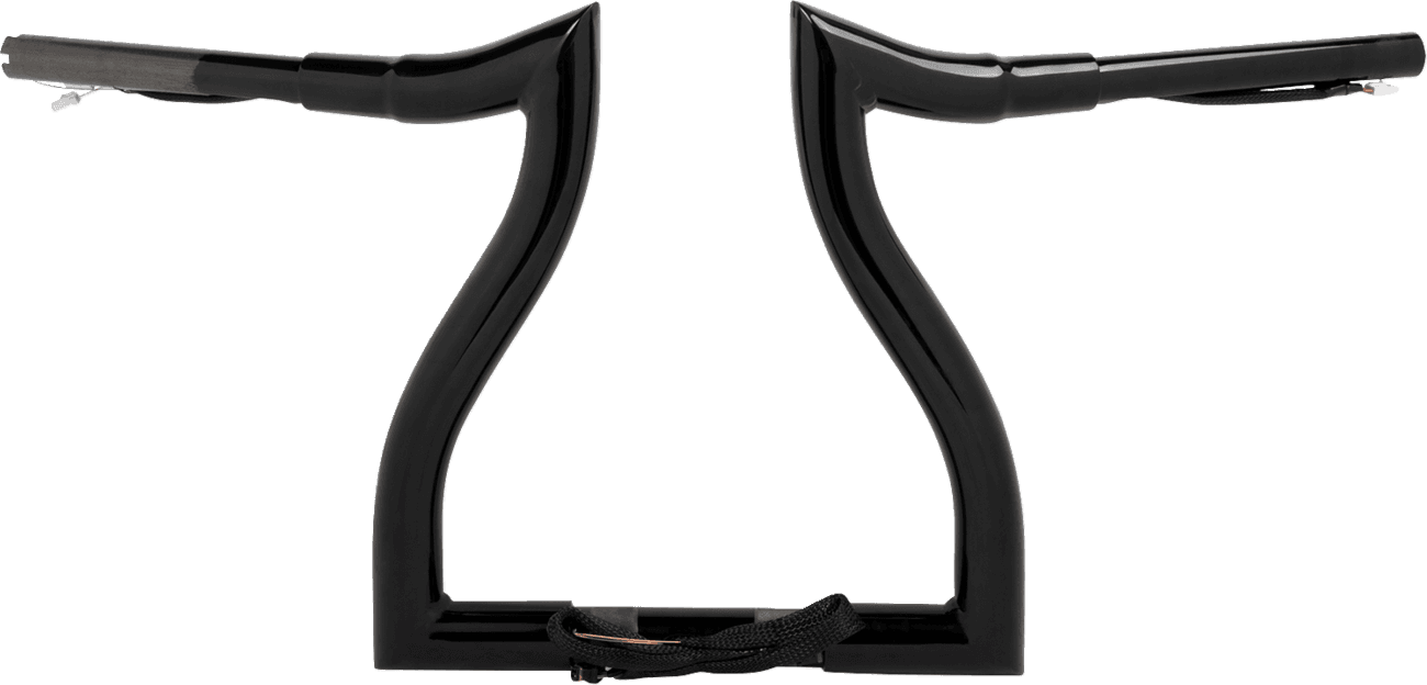 LA CHOPPERS 0601-6729 Pre-Wired Hammerhead Handlebar - 12" - Black