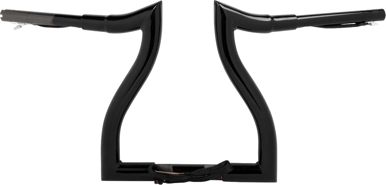 LA CHOPPERS 0601-6729 Pre-Wired Hammerhead Handlebar - 12" - Black