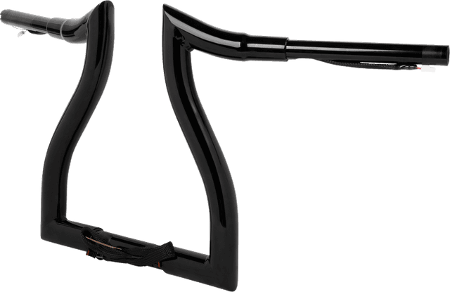 LA CHOPPERS 0601-6729 Pre-Wired Hammerhead Handlebar - 12" - Black — image 2 of 2