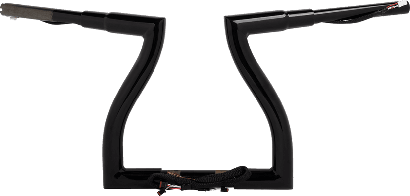LA CHOPPERS 0601-6731 Pre-Wired Thresher Handlebar - 12" - Black — image 1 of 2