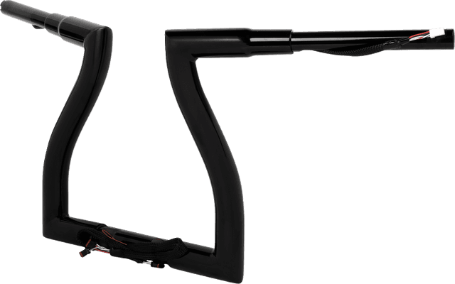 LA CHOPPERS 0601-6731 Pre-Wired Thresher Handlebar - 12" - Black — image 2 of 2